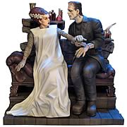 Bride of Frankenstein 2 Bride and Monster Model Kit
